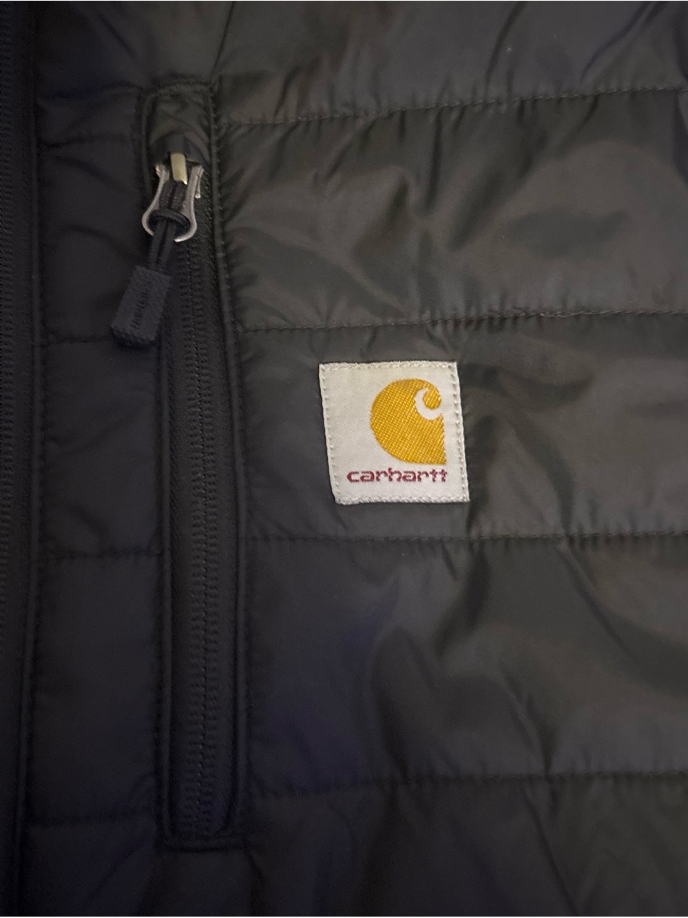 Carhartt Black Quilted Insulated Men's Vest